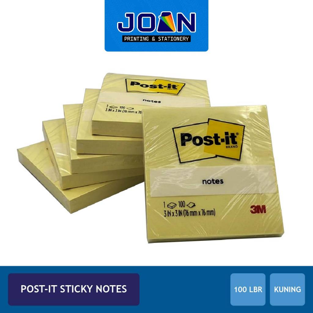 Post-it 3M Super Sticky Notes 100 แผ่น / Sticky Notes / Stick Notes