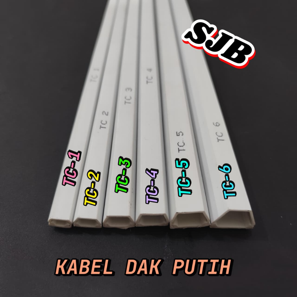 สาย/สาย DAK DUCT TC-1, TC-2, TC-3, TC-4, TC-5, TC-6 สีขาว