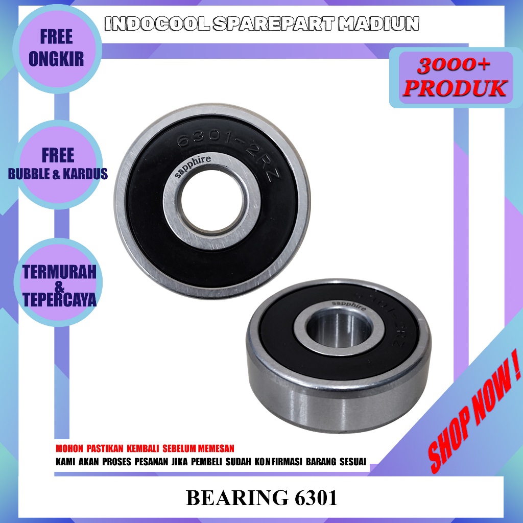 6301 LAHER / BEARINGS / BEARINGS 6301