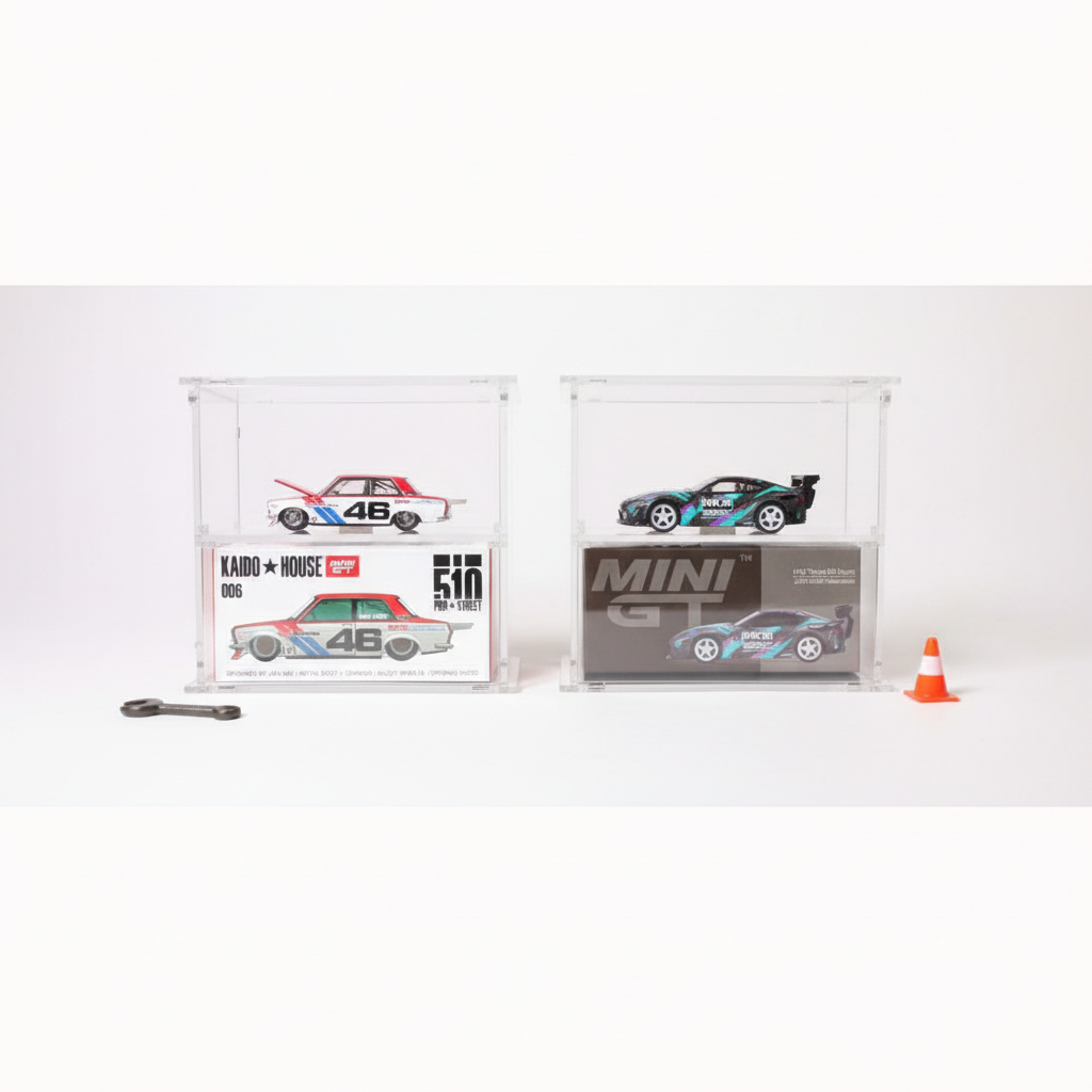 KRMK กล่องอะคริลิค Diecast PROTECTOR KAIDO HOUSE MINI GT