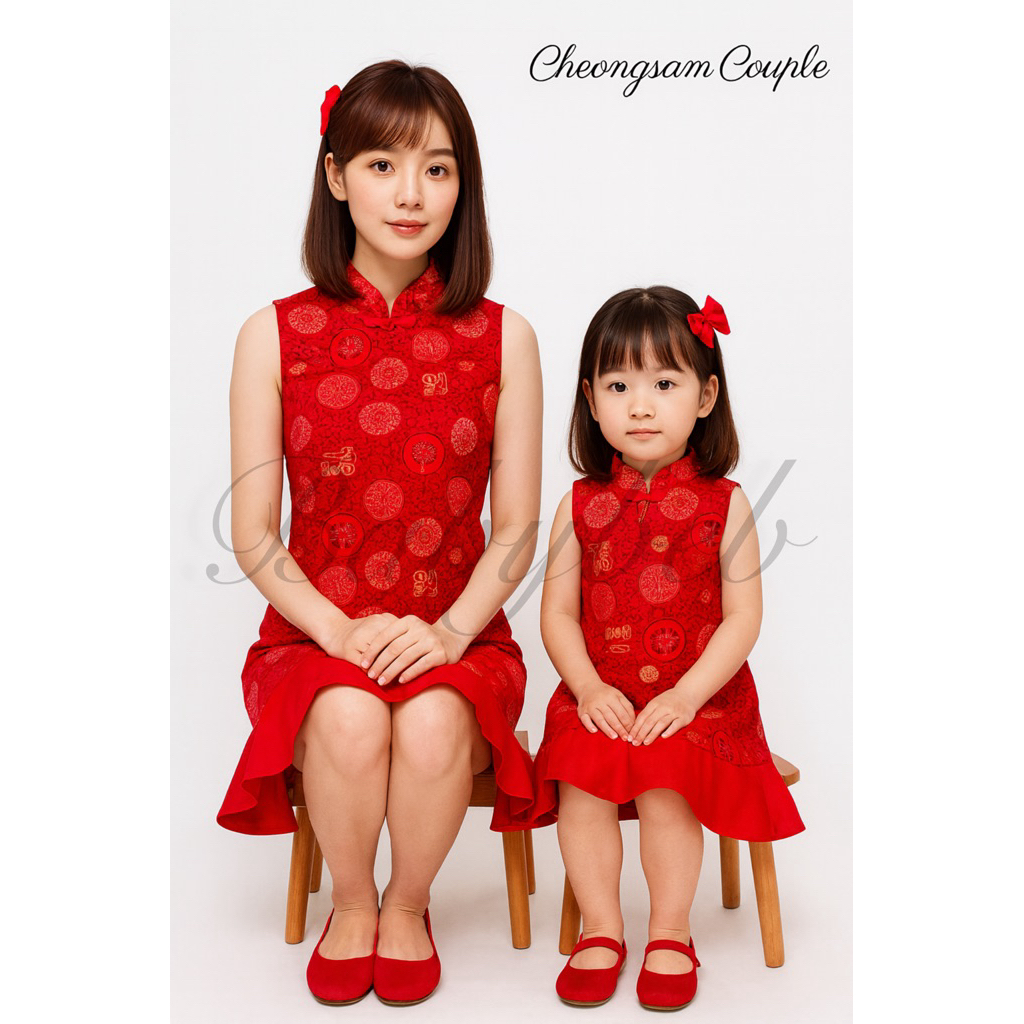 JADE QIPAO TUTU DRESS PLEK babeebabyshop cheongsam ปาร์ตี้เด็ก ชุด sangjit qipao เด็กผู้หญิง น่ารัก 