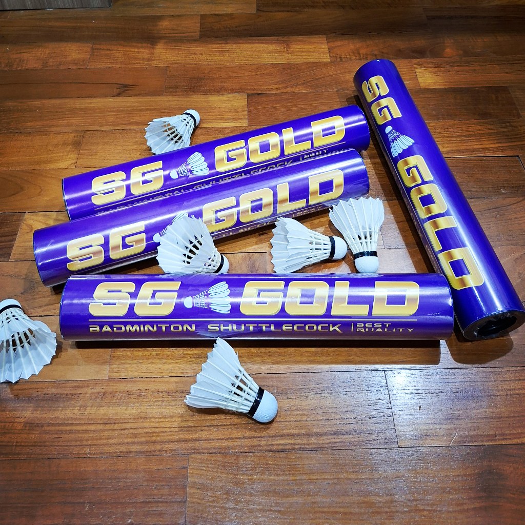 ลูกขนไก่แบดมินตัน SG Gold ดั้งเดิม