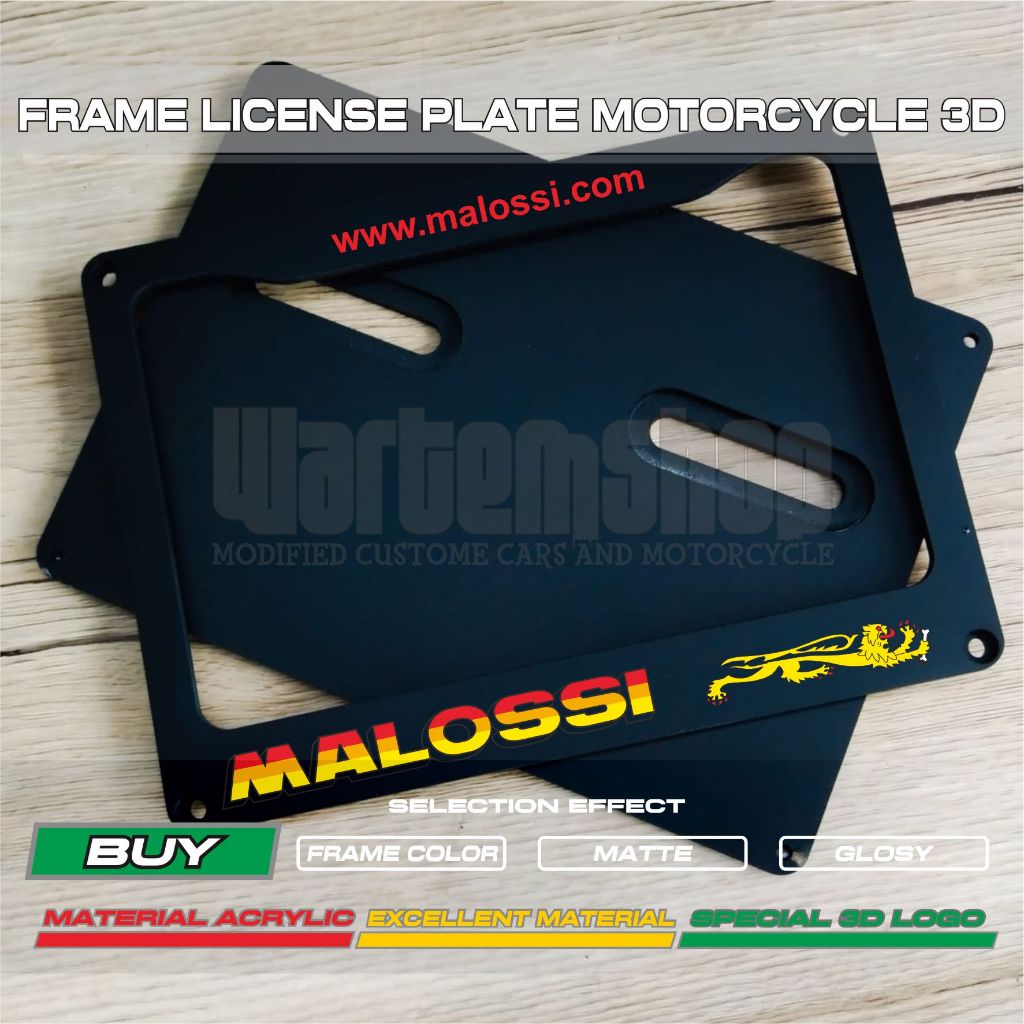 กรอบที่กําหนดเองสําหรับรถจักรยานยนต์ CYCLE 3D VESPA TUNER MALO SY