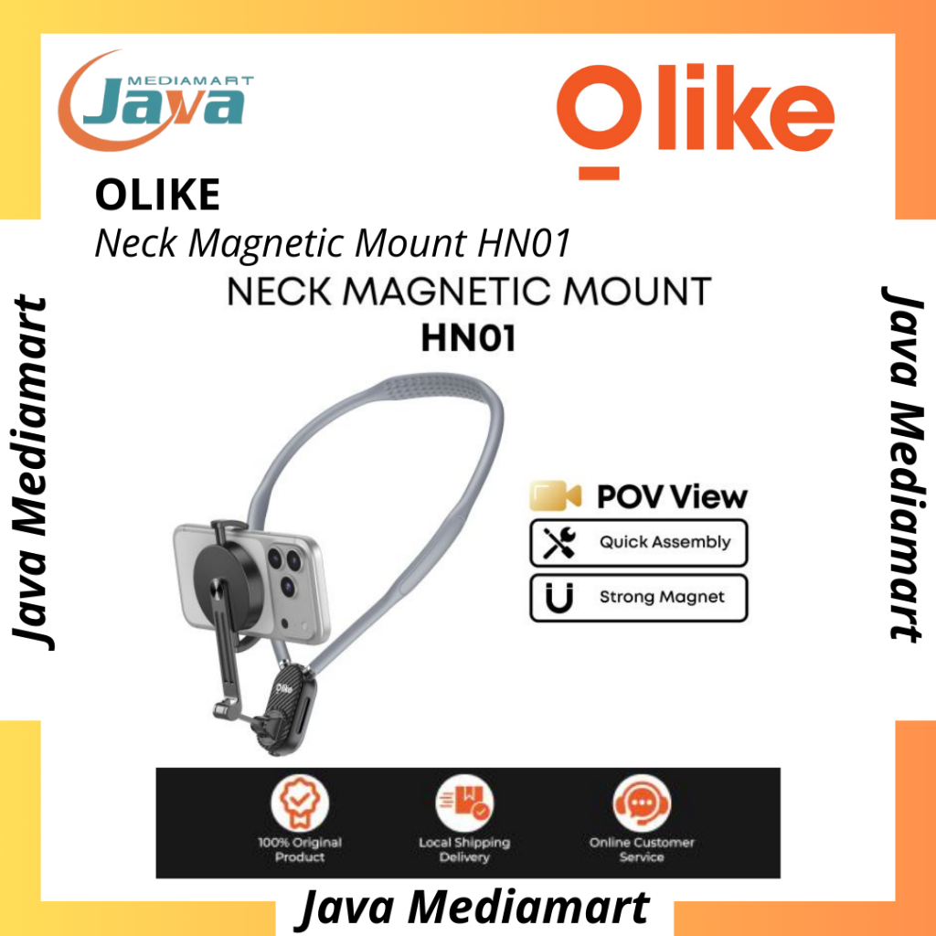 OlyIKE HN01 ที่วางคอ Magnetic Mount สร้อยคอวงเล็บคอสําหรับ Gopro, Iphone และสมาร์ทโฟน HP