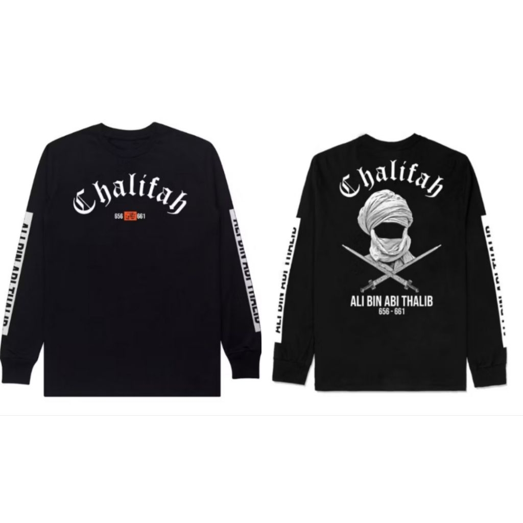 เสื้อยืด MUSLIM DISTRO - KHALIFAH ALI BIN ABI THALIB - KENE BAE