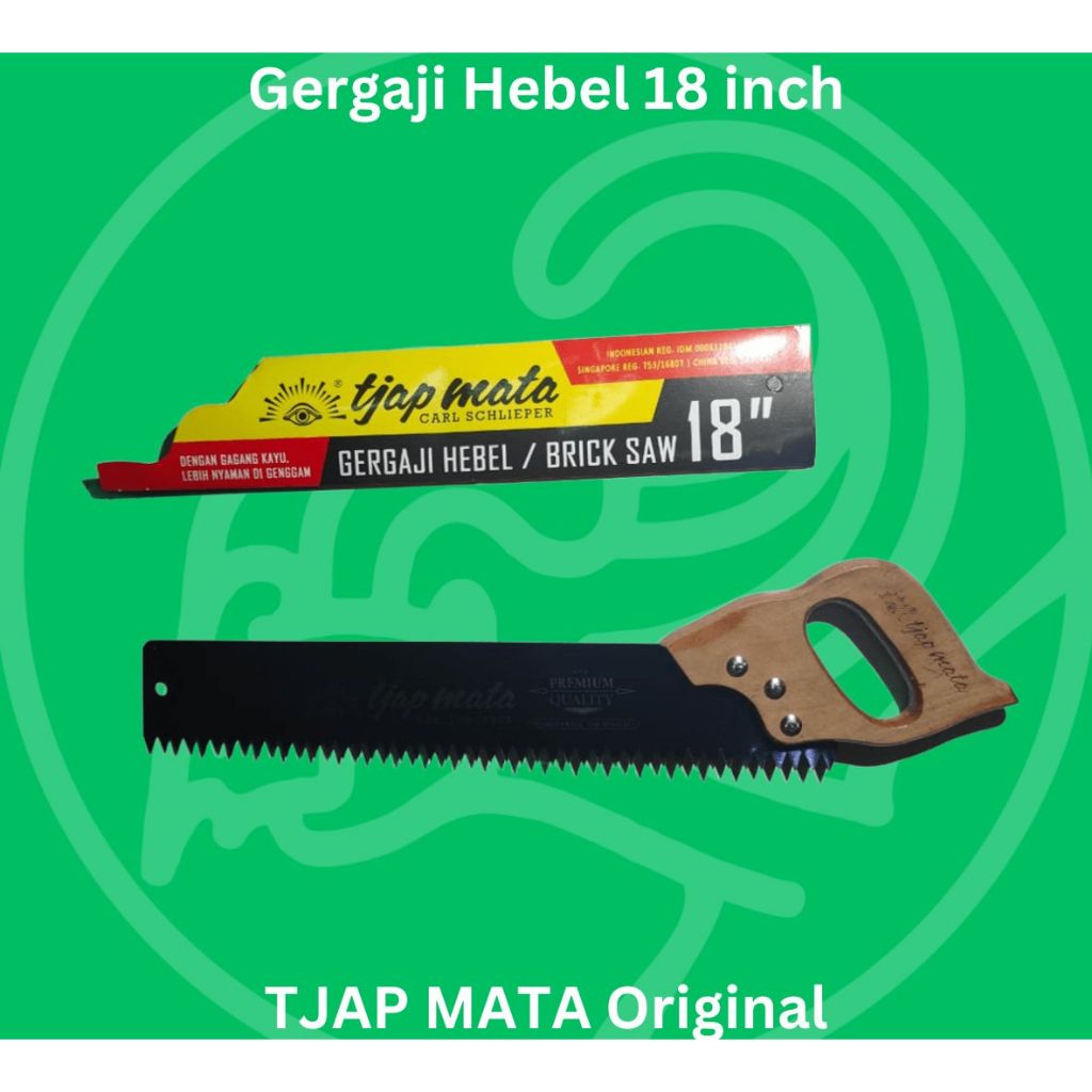 TJAP MATA CAP MATA Hebel Saw 18 นิ้วเลื่อยอิฐไฟ 18" Tjap Mata Brick Saw 18" Tjap Mata