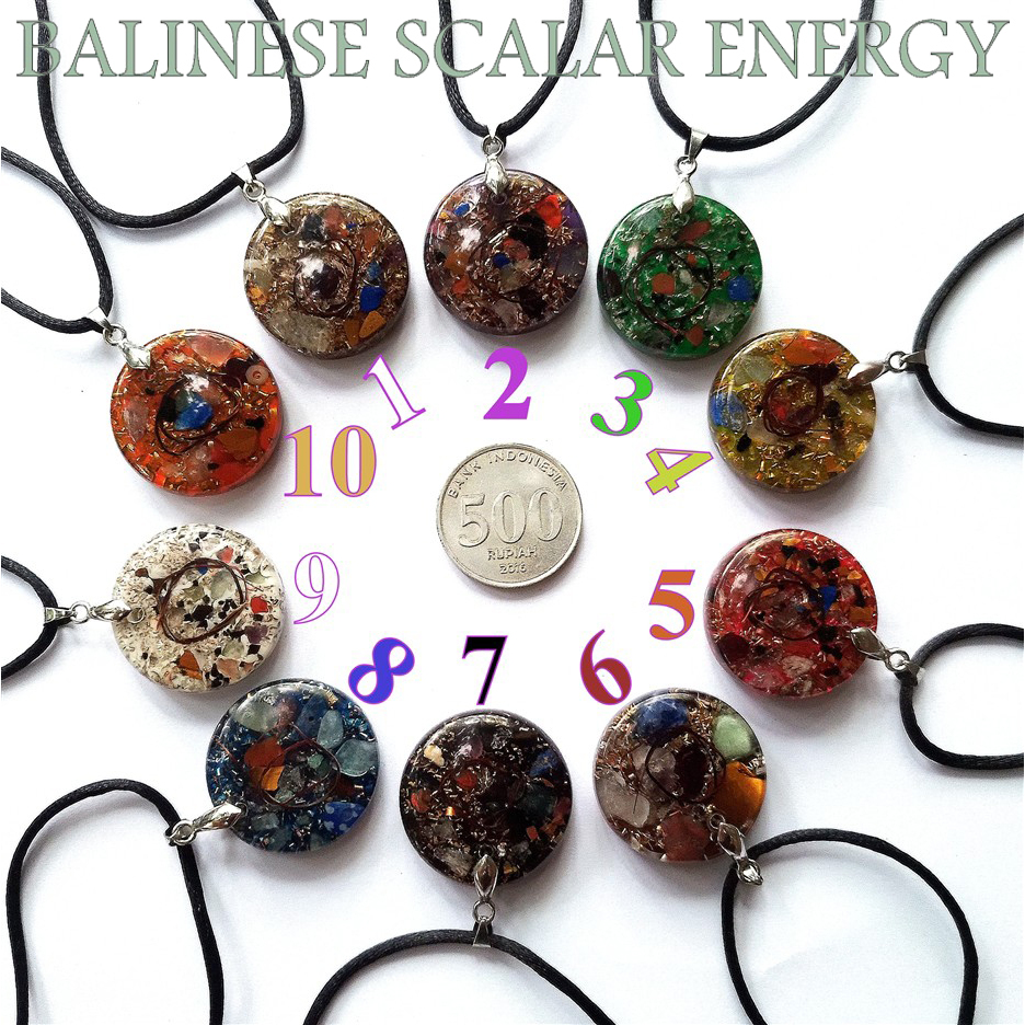 PENDANT 4 POWER 7 CAKRA ORGONITE SCALAR ENERGY