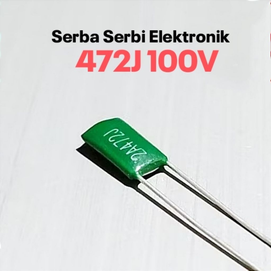 HIJAU MYLAR 472 100V MILAR 472J 100V 4k7 4n7 100V GREEN CAPACITOR
