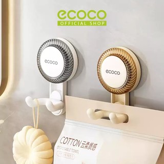ECOCO Suction Double Hook - Kait Tempel Ganda / Gantungan Dinding Hisap / Kait Hisap / Gantungan Tempel / Kait Dinding