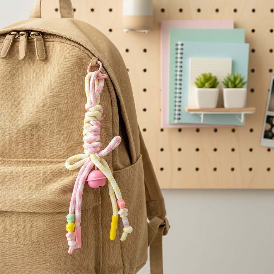 พวงกุญแจ GANTUNGAN - Bag Charm Paracord Ribbon Coquette