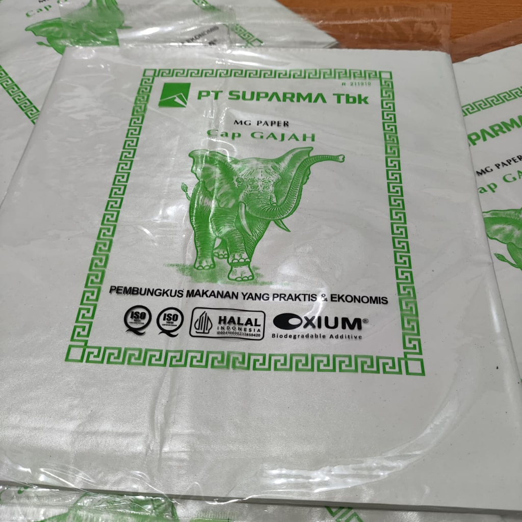 KFC WHITE RICE PAPER FOOD GRADE ELEPHANT BRAND - 1 แพ็ค 100