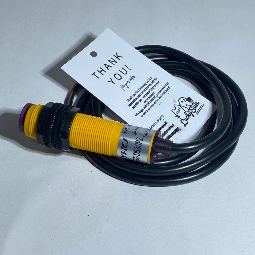 YHKJ E3F DS30P2 โฟโตอิเล็กทริคเซนเซอร์ YHKJ E3F-DS30P2 PNP NC DC 6 36V ระยะทาง 30 ซม.อินฟราเรด