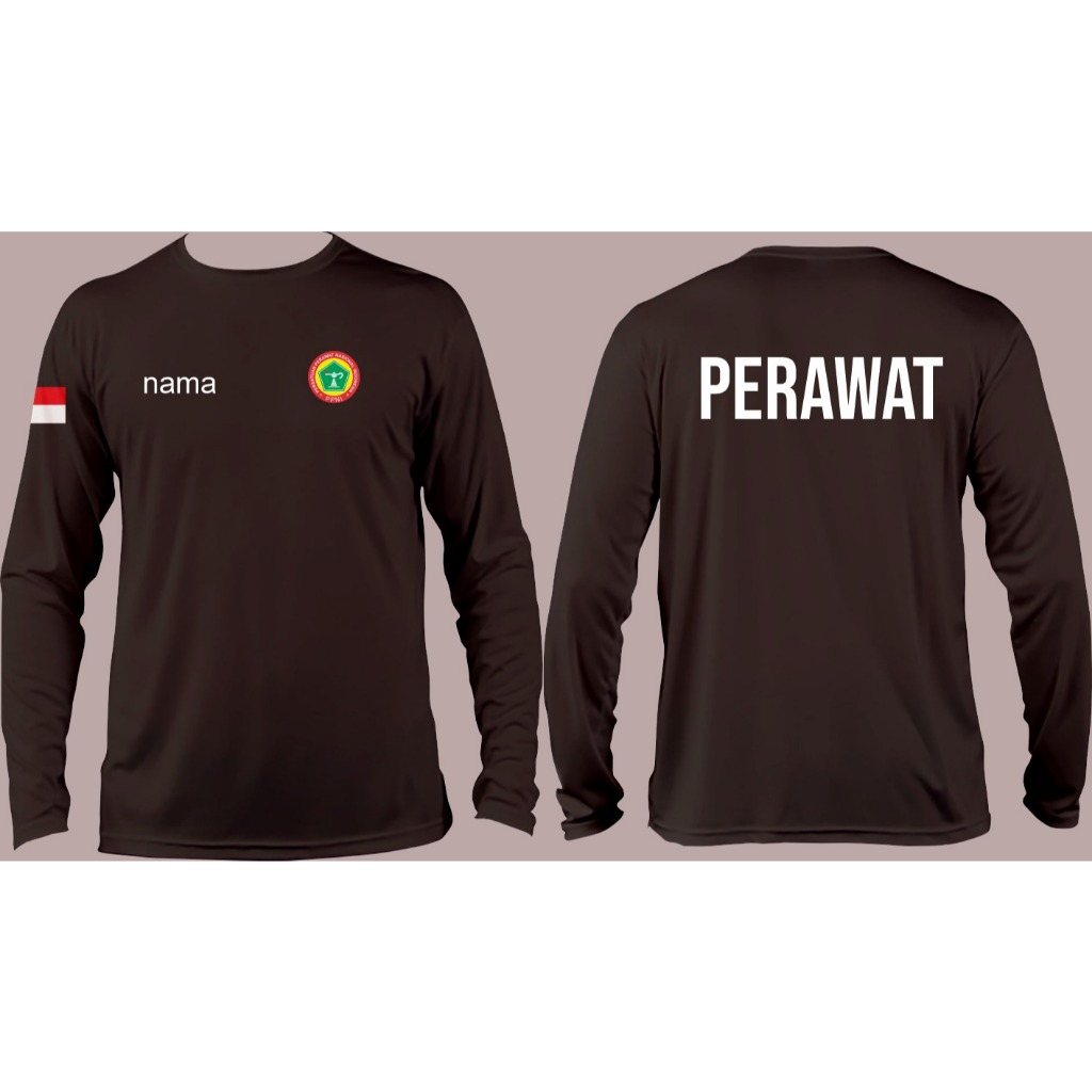 PPNI NURSE CLOTHES - PPNI NURSE T-SHIRTS - LONG-SLEEVED NURSE CLOTHES ฟรีชื่อ REQUEST NAME