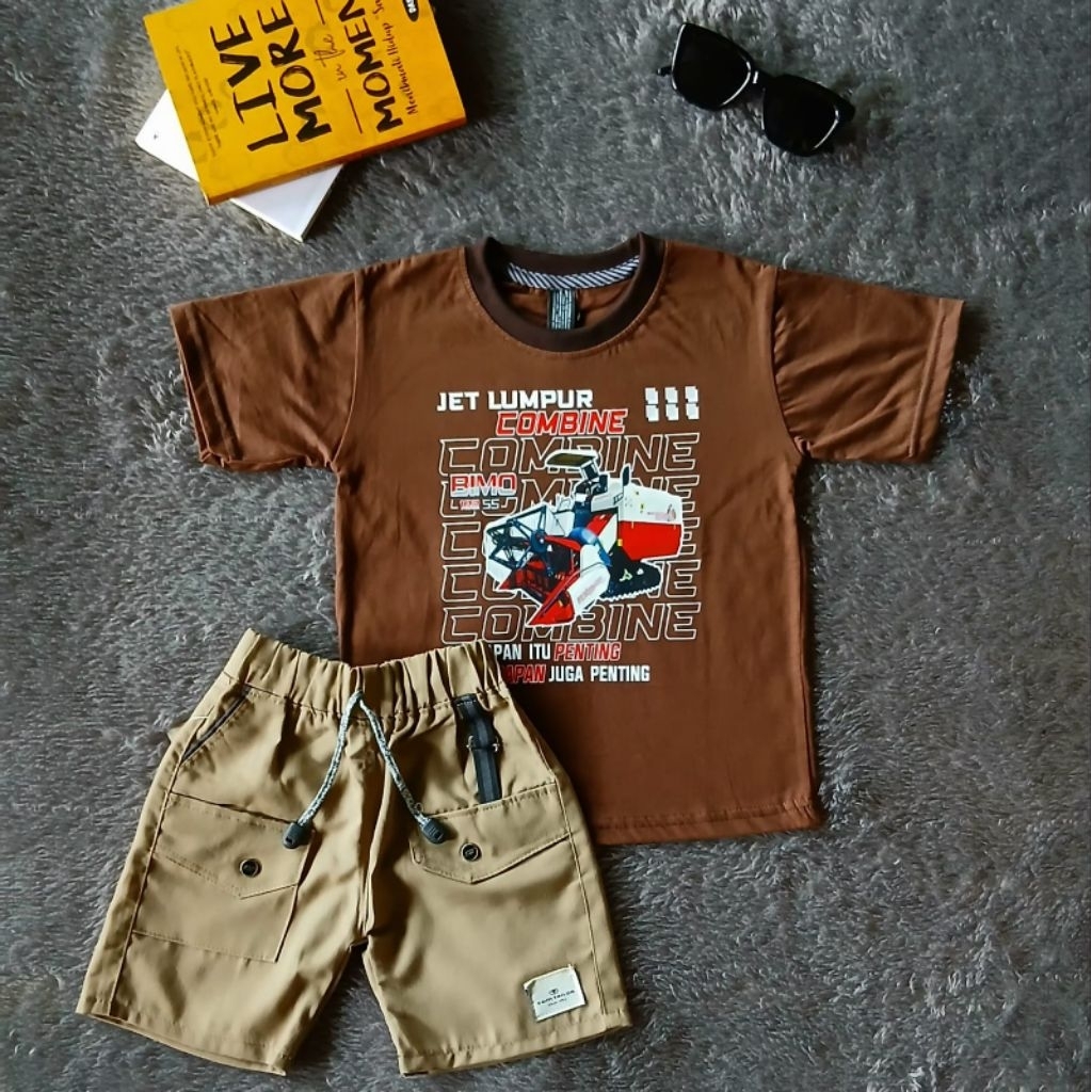 Yanmar kubota bimo 02 ชุดเสื้อผ้ารวมสําหรับเด็ก