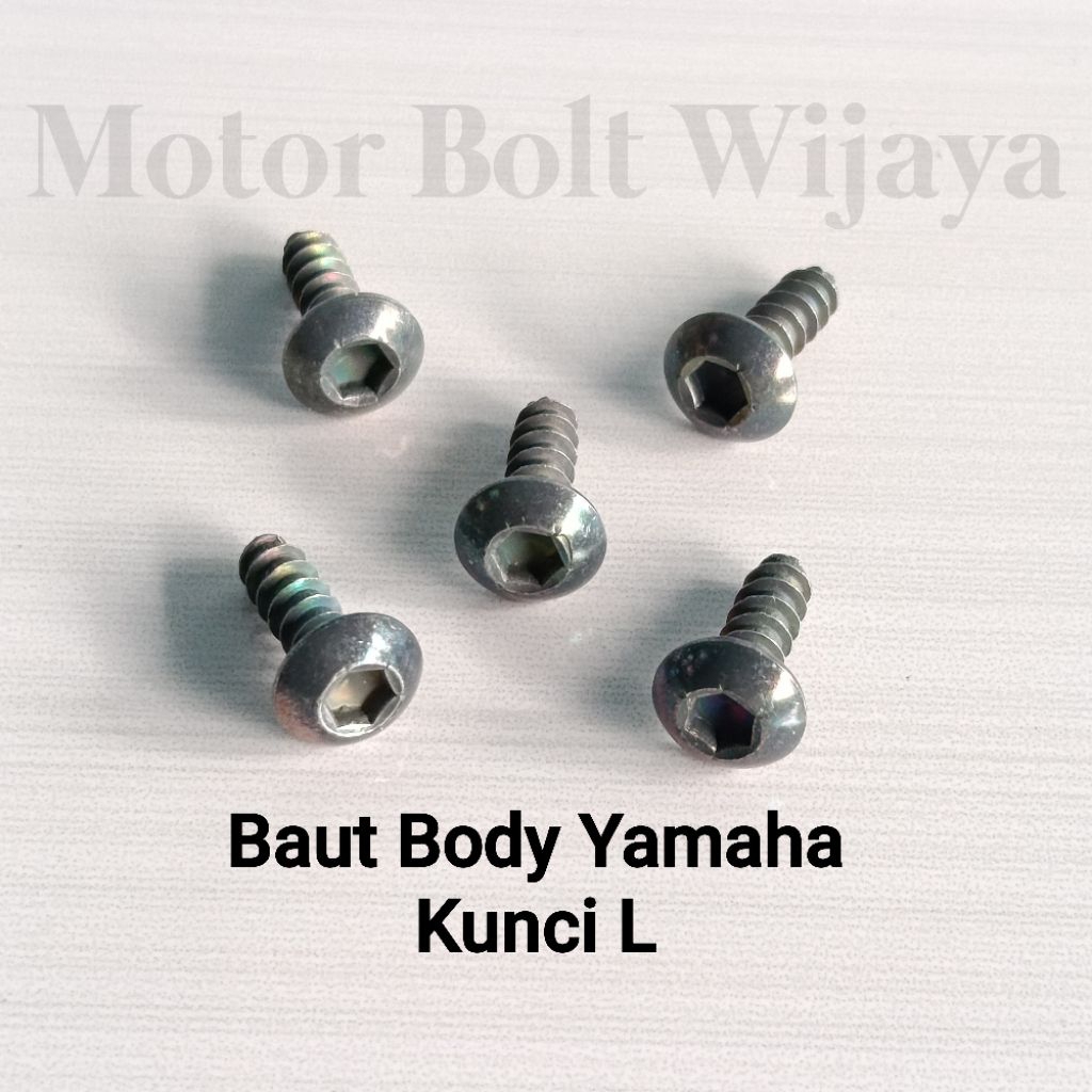 แพคเกจ 5 ชิ้น L-BOLT SCREWS สําหรับ JUPITER MX M5x16 เท่านั้นสกรูด้ายหยาบสําหรับ Yamaha M5X16 BODY C