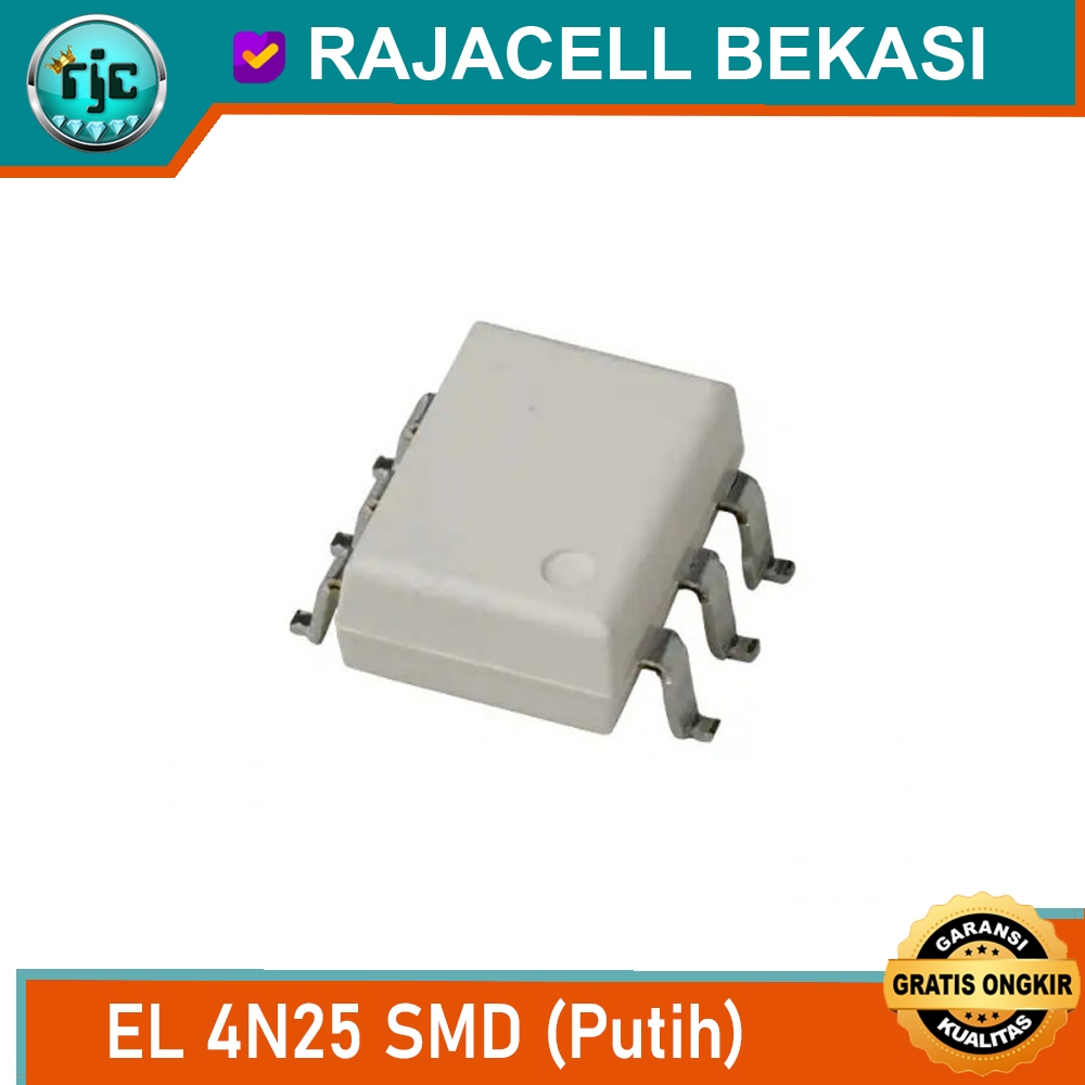 Optocoupler 4N25 SMD สีขาว EL4N25 SOP-6 เอาต์พุตตาแมว IC ฉนวนกันความร้อนทรานซิสเตอร์ 4N35 4N26 PC817