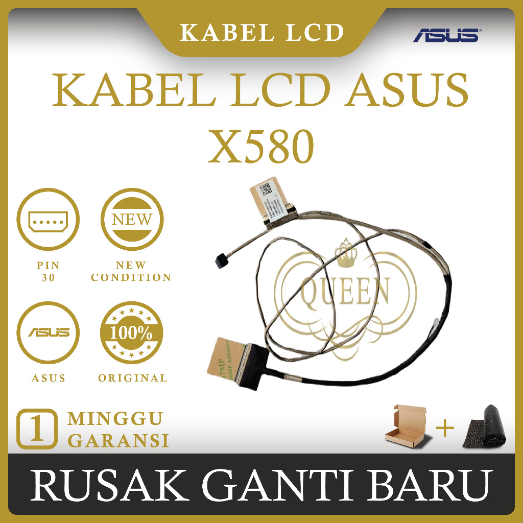 สายเคเบิลยืดหยุ่น LCD แล็ปท็อป ASUS VivoBook X580 X580GD (PIN30)
