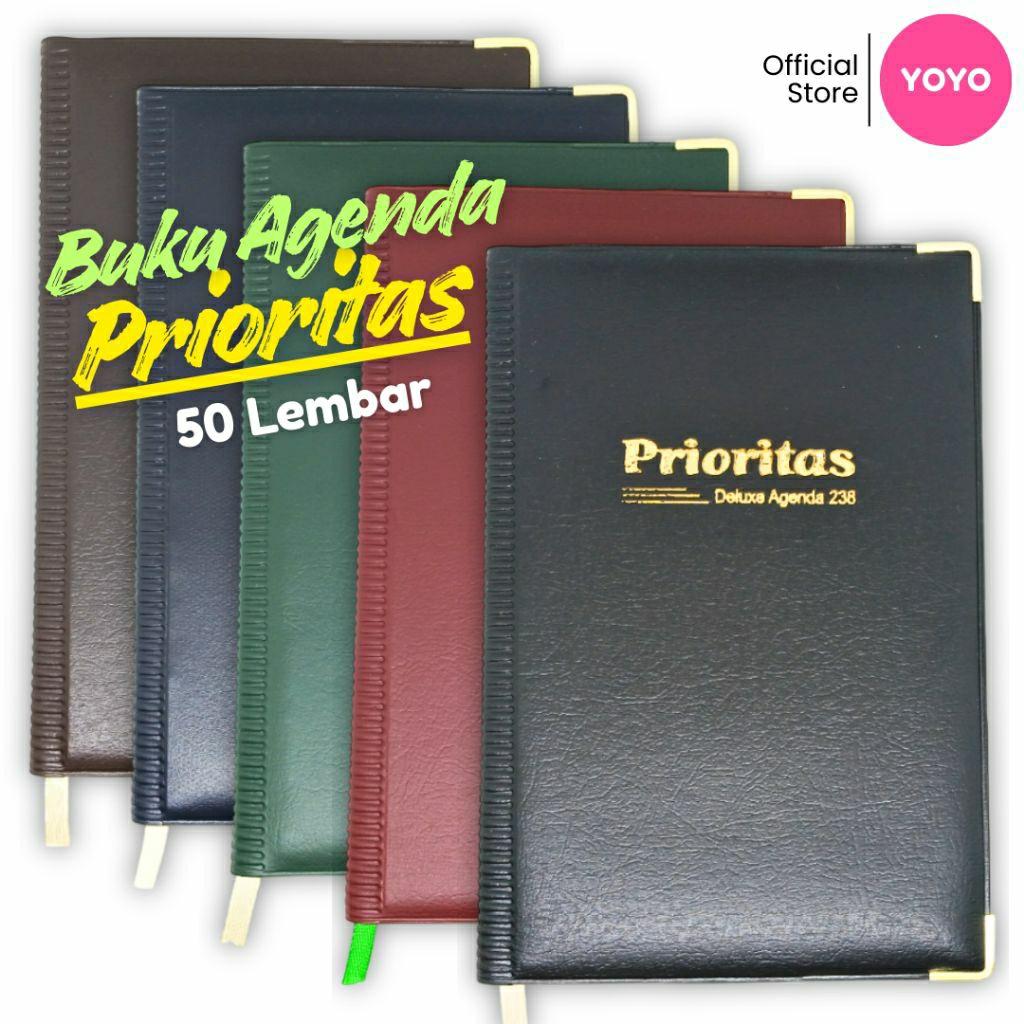 PRIORITY AGENDA BOOK WORK AGENDA PROFESSIONAL AGENDA Elegant 50 แผ่น Aesthetic Notebook Writing Book