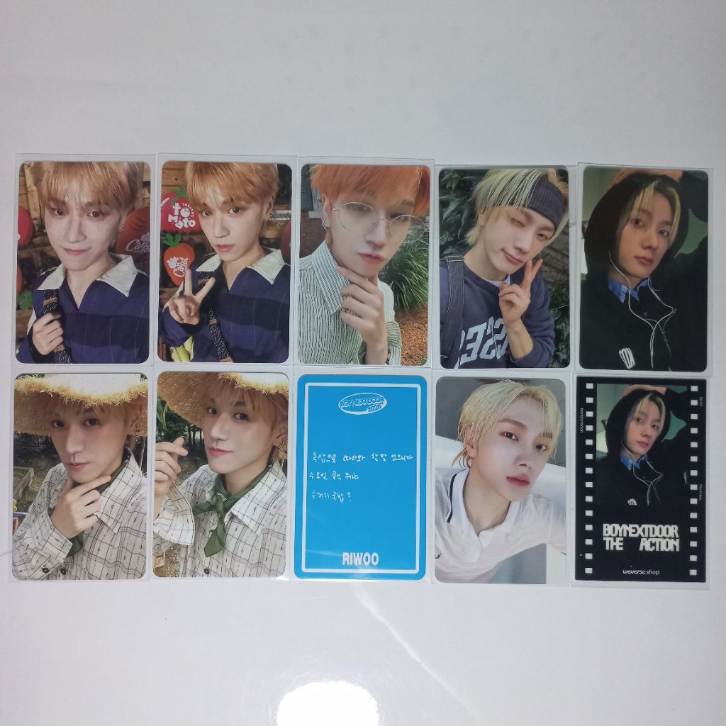 BOYNEXTDOOR SUNGHO RIWOO PHOTOCARD THE ACTION SEASONS GREETING 2026