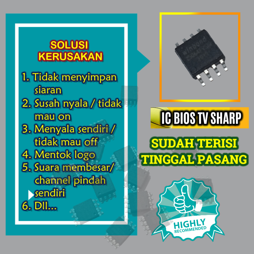Firmware Sharp 2T-C24DC1I 2T C24DC1I 24DC11 หน่วยความจํา IC ไบโอส์