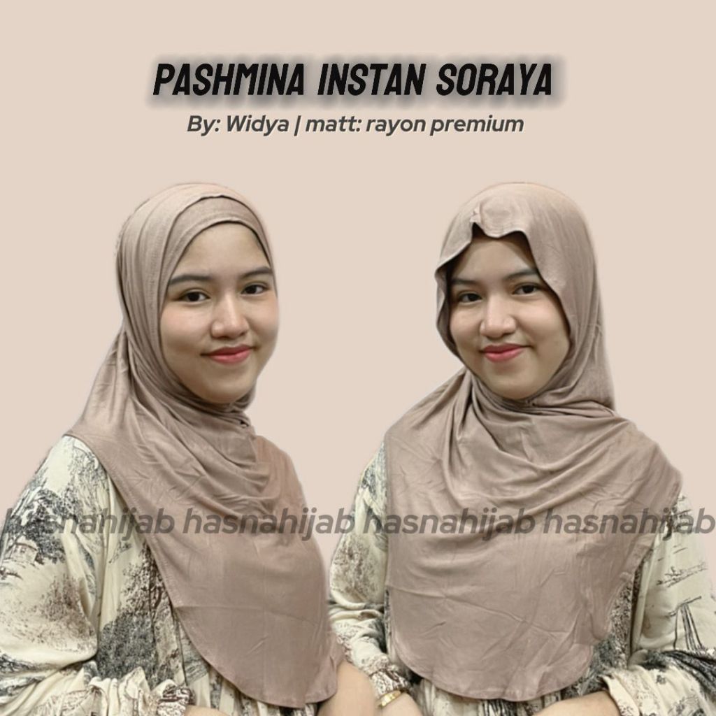 SORAYA INSTANT PASHMINA BERGO - เสื้อยืด SORAYA แบรนด์ PASHMINA - PLUS เสื้อยืด MATERIAL