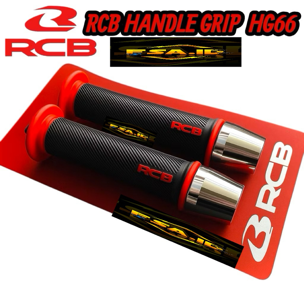 RCB HG66 ปลอกแฮนด์เดิม + Chrome Jalu PCx / Universal fsa