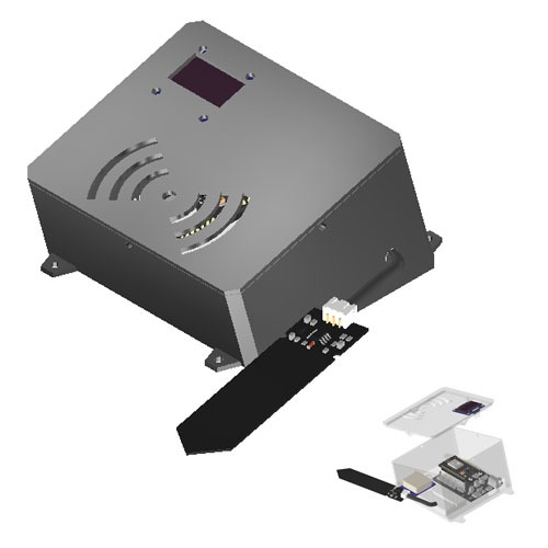 NodeMCU ESP32 GPS Soil Moisture sensor Oled 0.96 นิ้ว Case