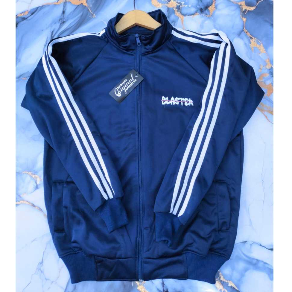 - เสื้อแจ็คเก็ต Lotto Premium Lotto Material Navy Blaster Tractop ระดับพรีเมียม