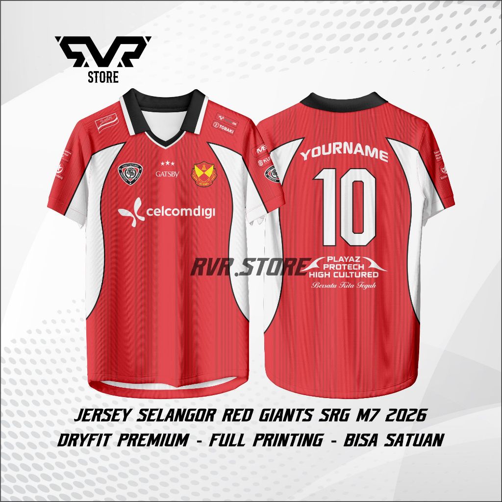 SRG Kaosor Red Giants Special M7 Mobile Legends MLBB Jersey Free Custom Nickname and Number