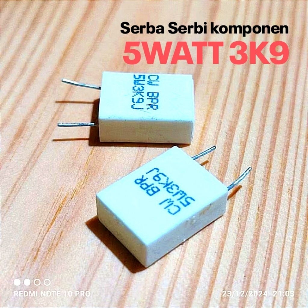 BPR 5W 5WATT 3k9 3.9K KILO ROHS RESISTOR
