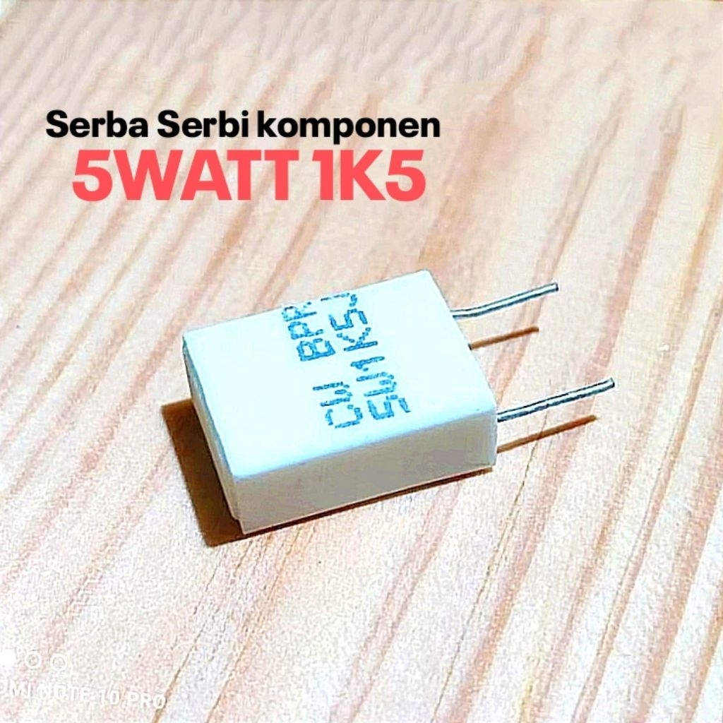 BPR 5W 5WATT 1K5 1.5K KILO ROHS RESISTOR