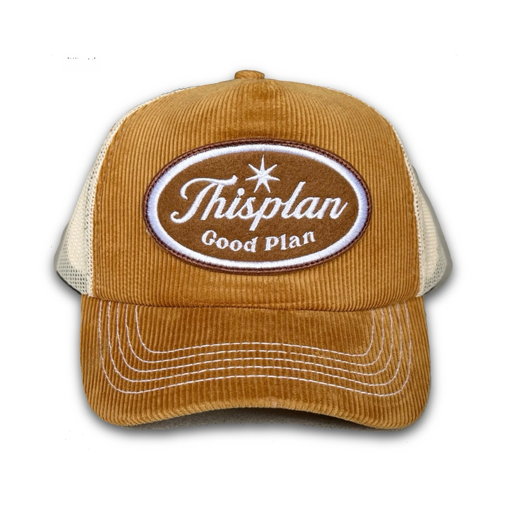 หมวก Corduroy Mesh Trucker Mustard Goodplan Thisplan