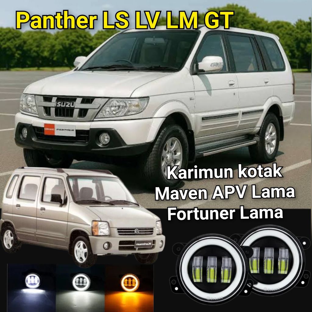 4.5 นิ้ว Led ไฟหน้า honda C70 ลิง Yamaha V80 สปอตไลท์ 2 โหมด 60w DOT SAE Harley vaster Foglamp Karim