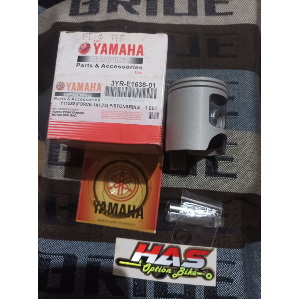 ลูกสูบ usher yamaha fiz fizR f1zr force OS. 1.75 3YR ต้นฉบับyamaha malaysia hong leong yamaha