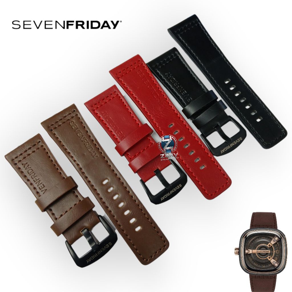 SEVENFRIDAY SEVENTFRIDAY WATCH STRAP/PLACE SUPER QUALITY หนังแท้ 28MM