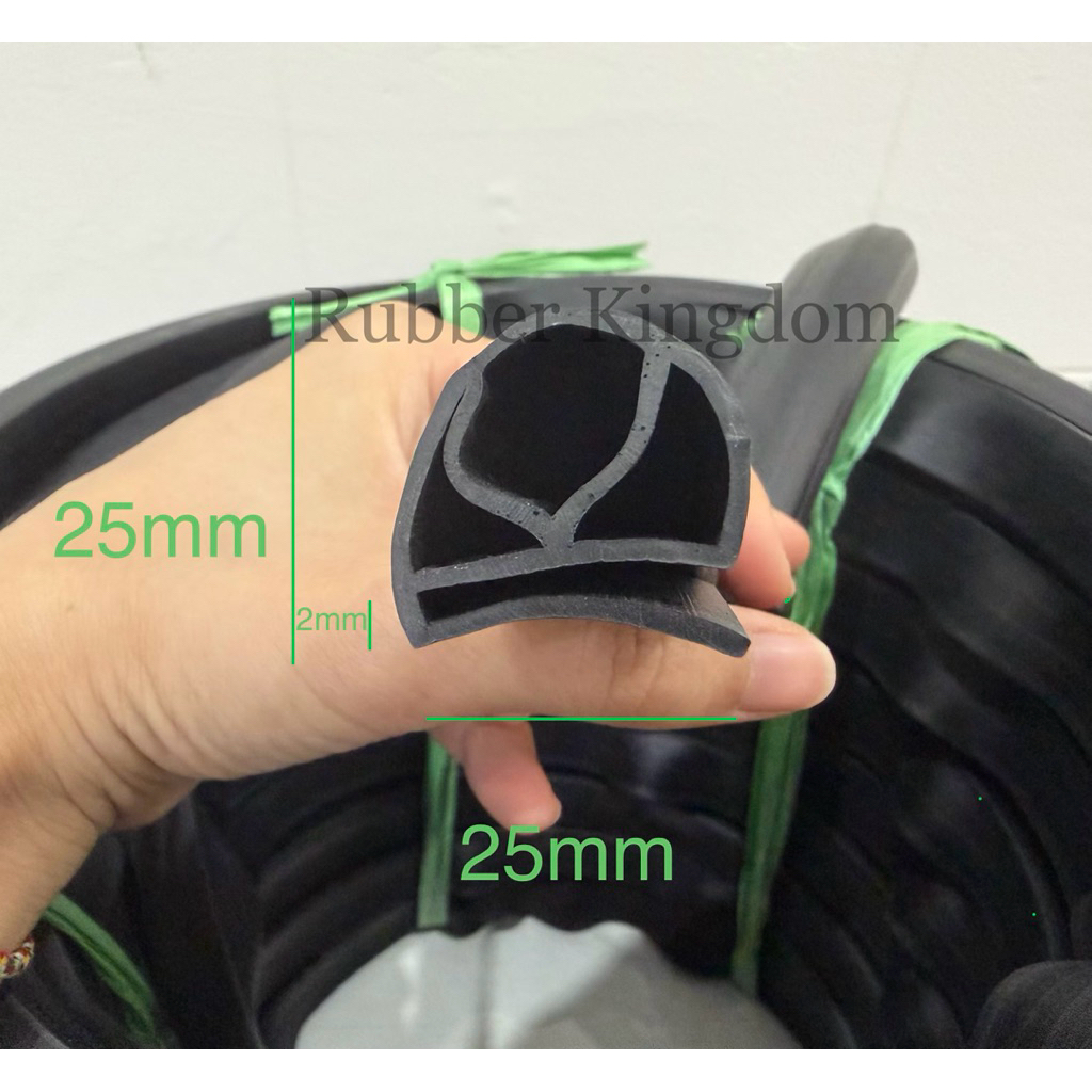 ยาง E 25 มม. FRIDGE ประตู LIST COOLING LINE CHILLER ที่เก็บของเย็น 25 มม. 2.5 ซม.