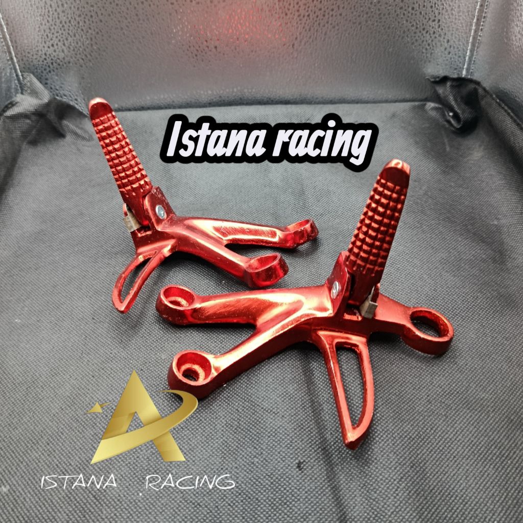 MERAH Satria Fu พักเท้าหลัง Satria Fu Red | Footstep racing SPORT vega ใหม่ - jupter burhan - jupute