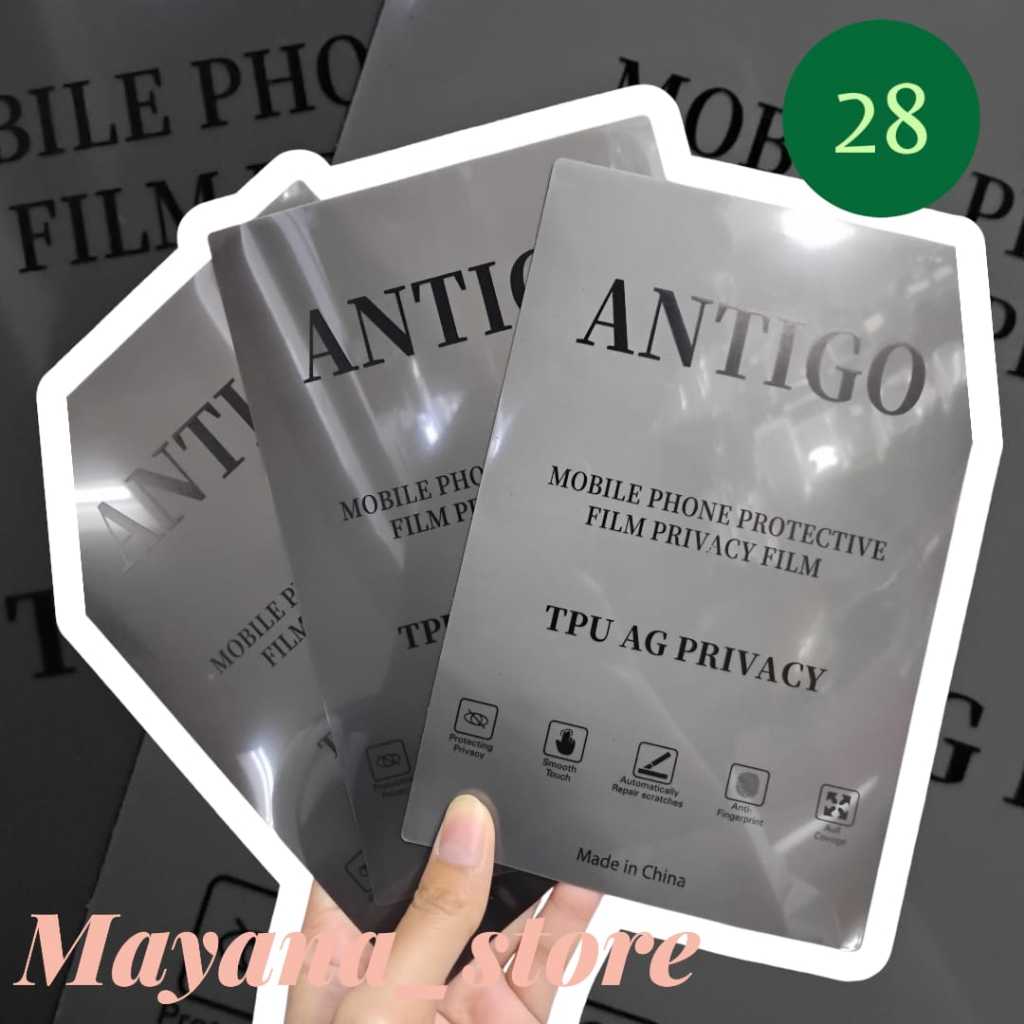 LAYAR 28 - ไฮโดรเจล SPY A-Glare/Glossy SAMSUNG A07 A06 A05s A05 A04e A04s A04-Core A03s A03 A03 Core