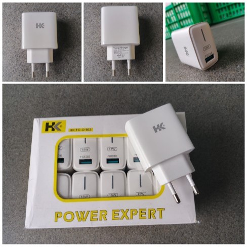 HK TC-D102 3A POWER EXPERT CHARGER ADAPTER HK D102 15W QUICK CHARGING ADAPTER