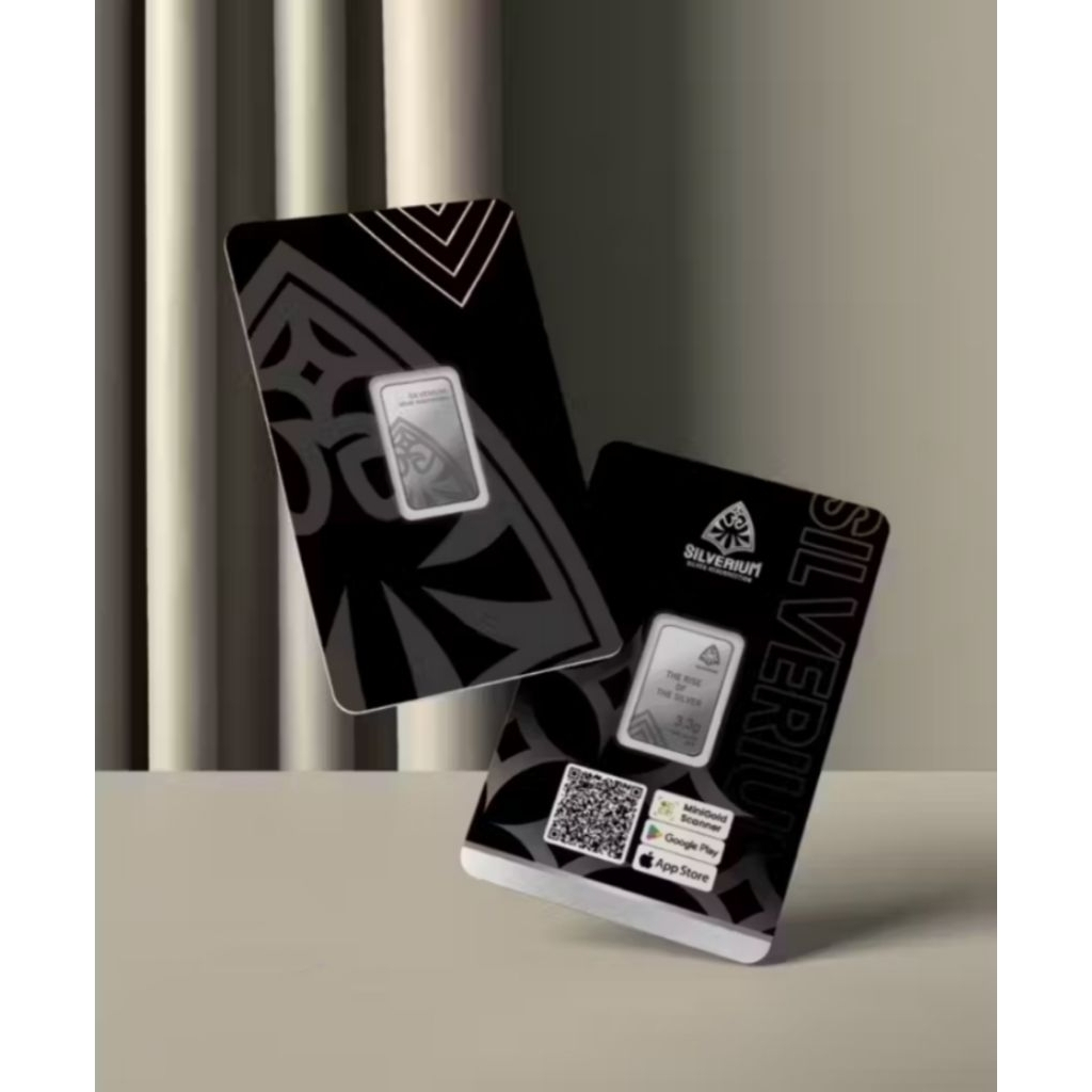 Silverium Silver Bar 3.3 Grams - Fine Silver 999.9