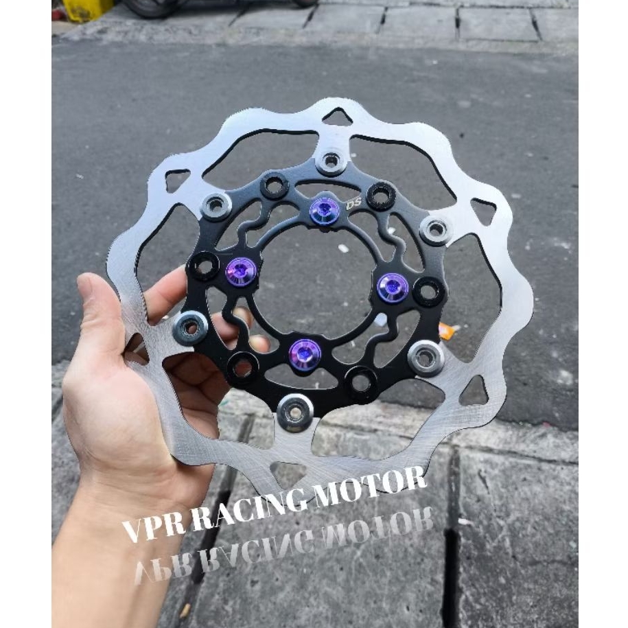 GALLER 220MM DISC PLUS THAILAND TITANIUM DISC BOLT BEAT VARIO SCOOPY MIO SMILE SPORTY XEON JUPITER Z