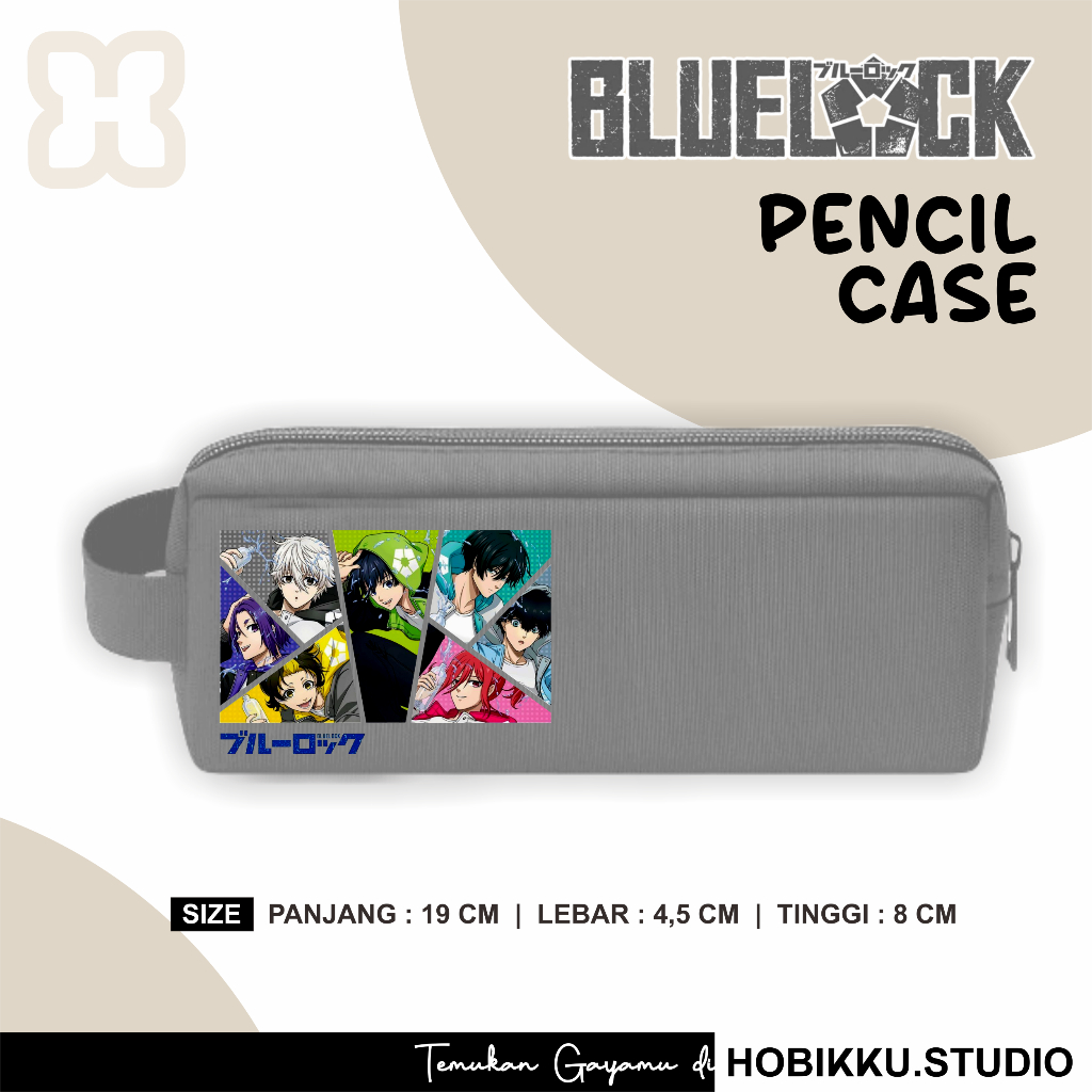 Blue Lock Anime Pencil Case Aesthetic Pencil Case Canvas Pencil Case School Cosmetic Wallet Makeup P
