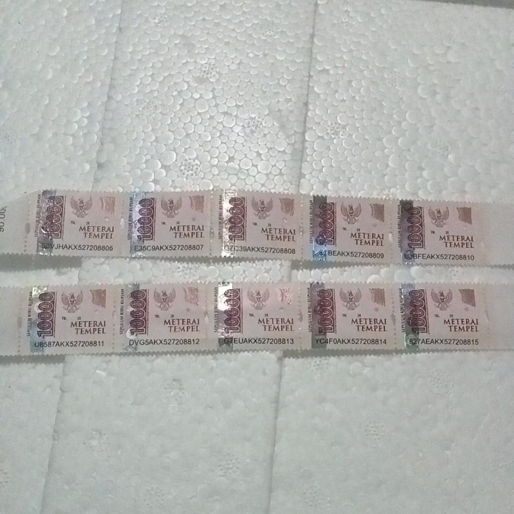 แสตมป์ ma teri 10 ชิ้น 10000 แพ็คฟรี