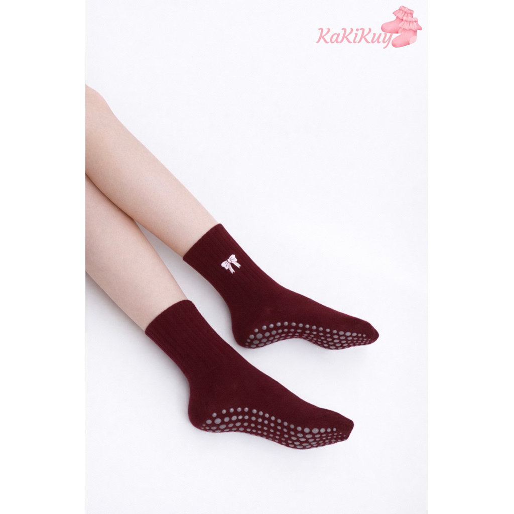 Kakikuy – Belle Grip Socks พิลาทิส โยคะ กันลื่น | ถุงเท้ากีฬาผู้หญิง