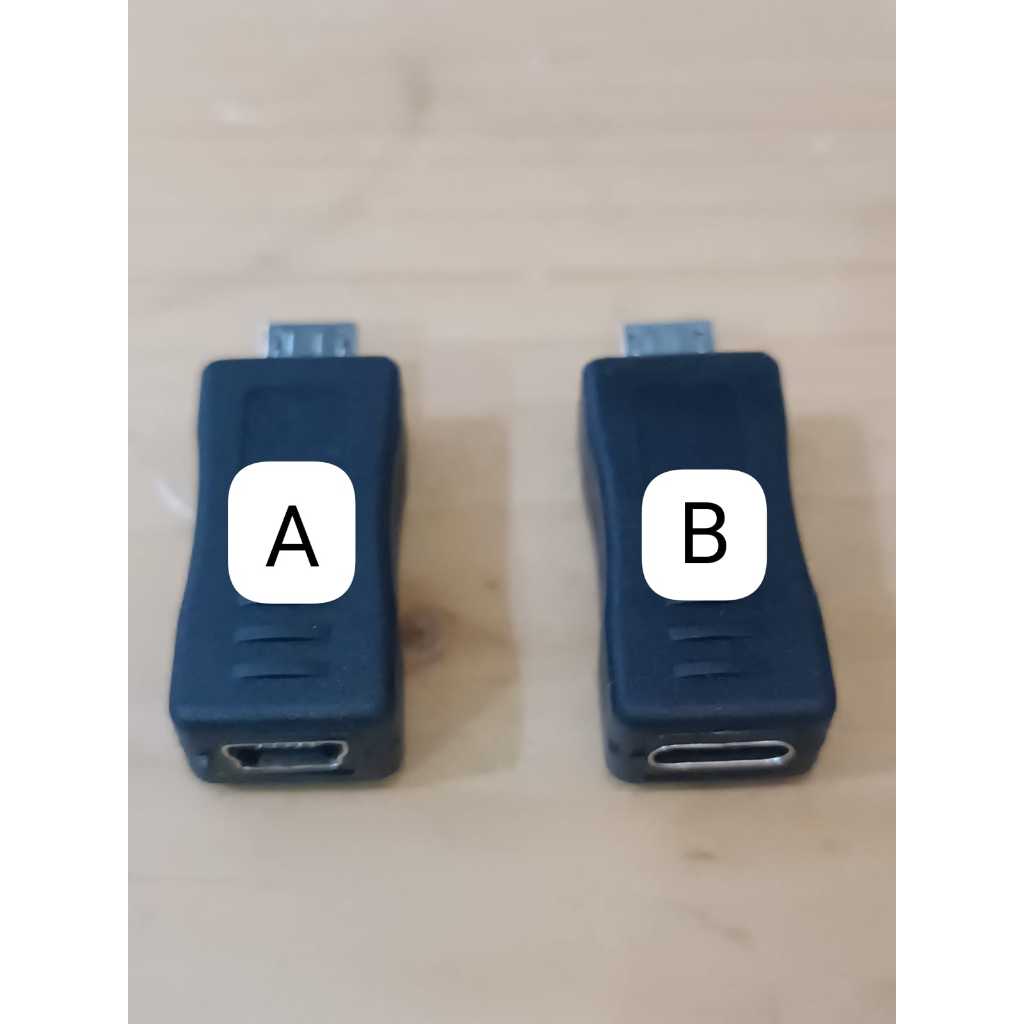 แจ็คแปลง USB Micro to USB Mini Female 5P / Adapter USB Micro Male to Type C Female