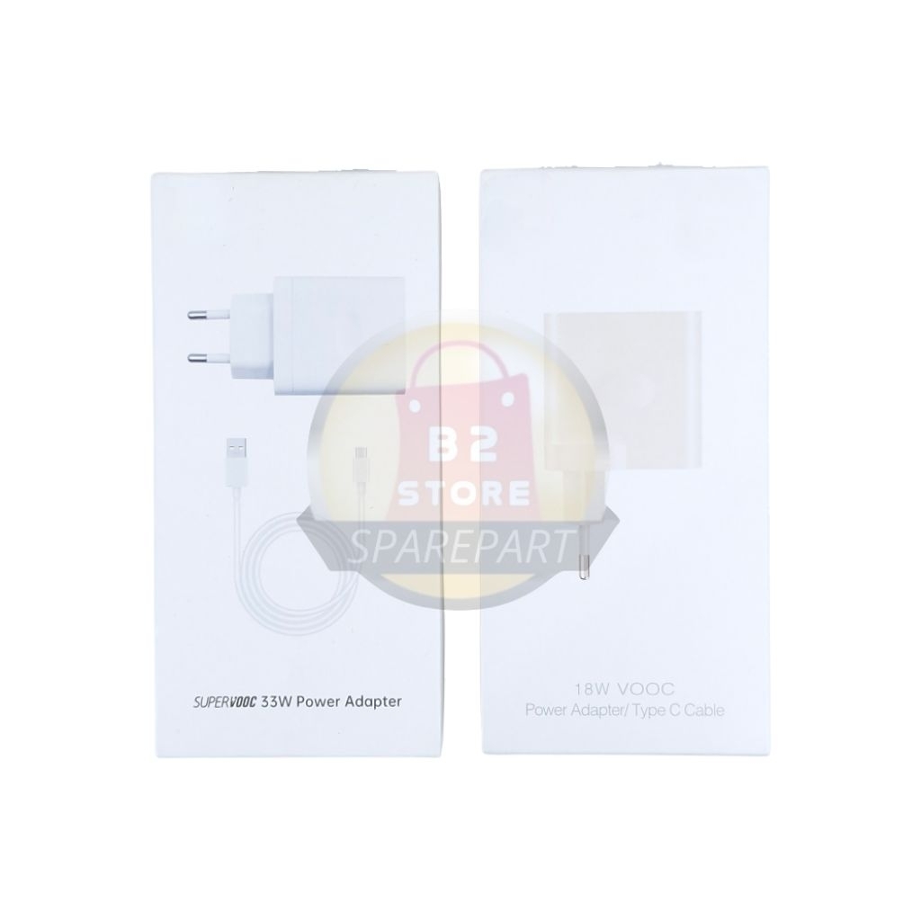 สายชาร์จ Oppo 18W Vooc / Oppo SuperVooc 33W + อะแดปเตอร์ชาร์จเร็ว