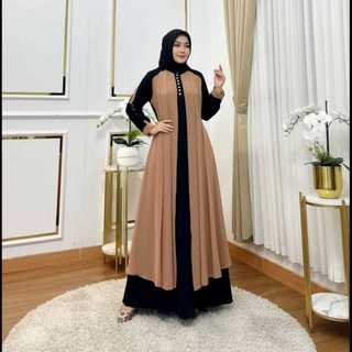 Gamis Zahrra Terbaru 2026 – Gamis Wanita Elegan, Cocok Lebaran & Kondangan