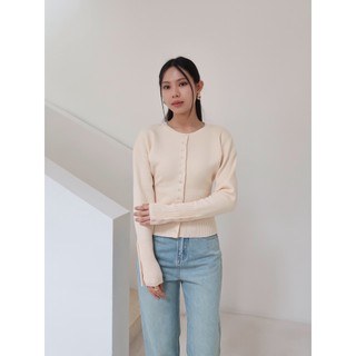 Her Official - MAISON CARDIGAN / Fitted Knit Cardigan