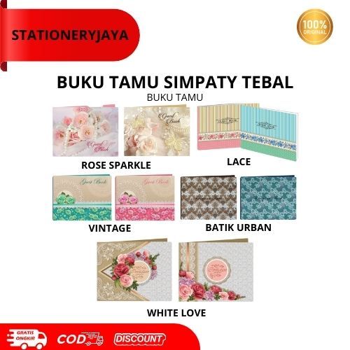 SIMPATY THICK REGULAR GUEST BOOK