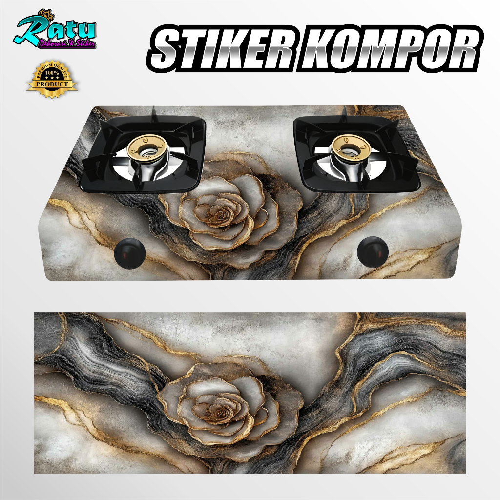 K33-MODERN GAS STOVE สติ๊กเกอร์ / 50 สติ๊กเกอร์ MOTIF สําหรับ 1 BURNER และ 2 BURNER GAS STOVES